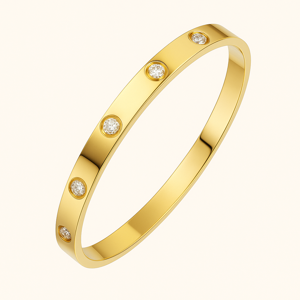 FINET Luxe Armband met Zirkoon