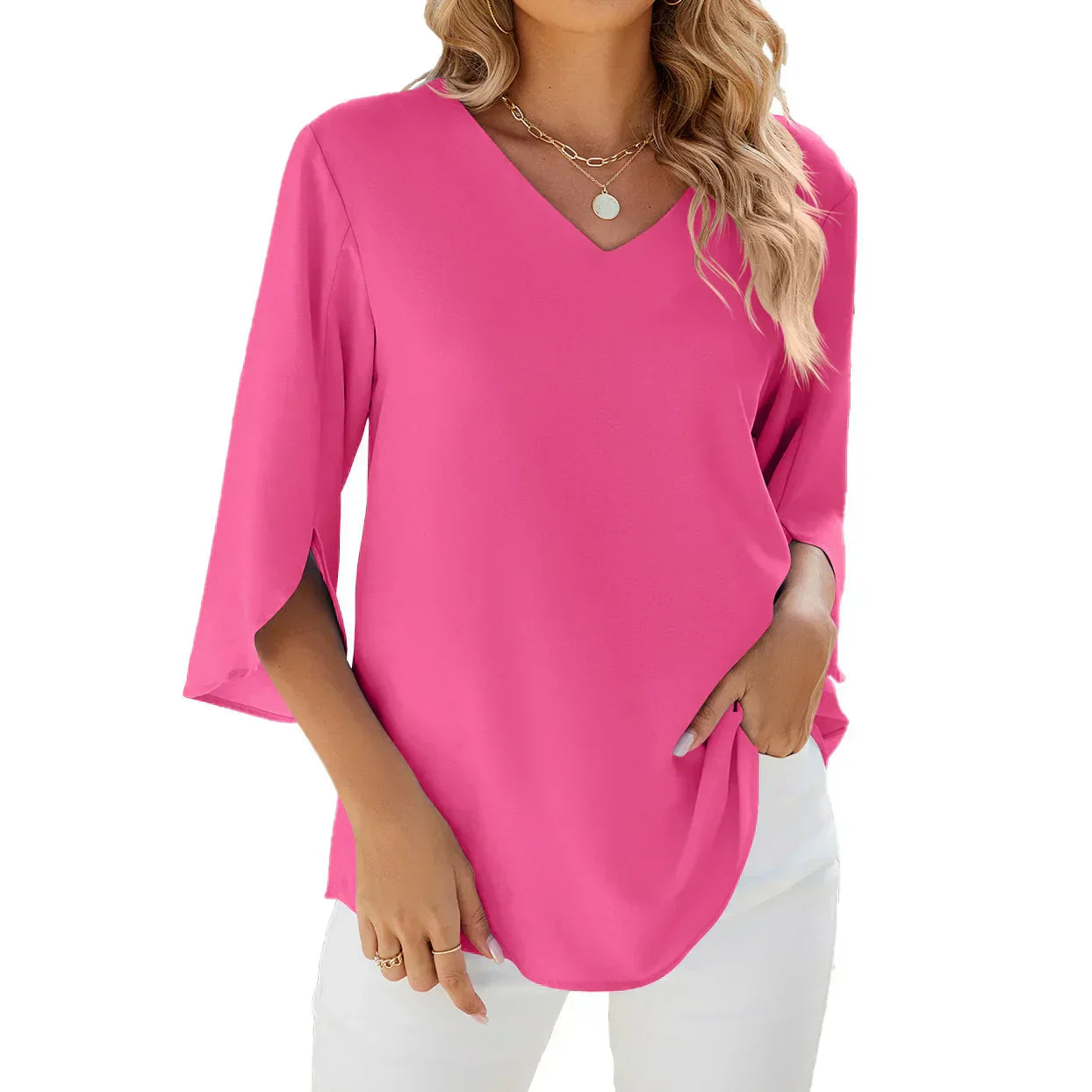 Molly | V-Neck Blouse